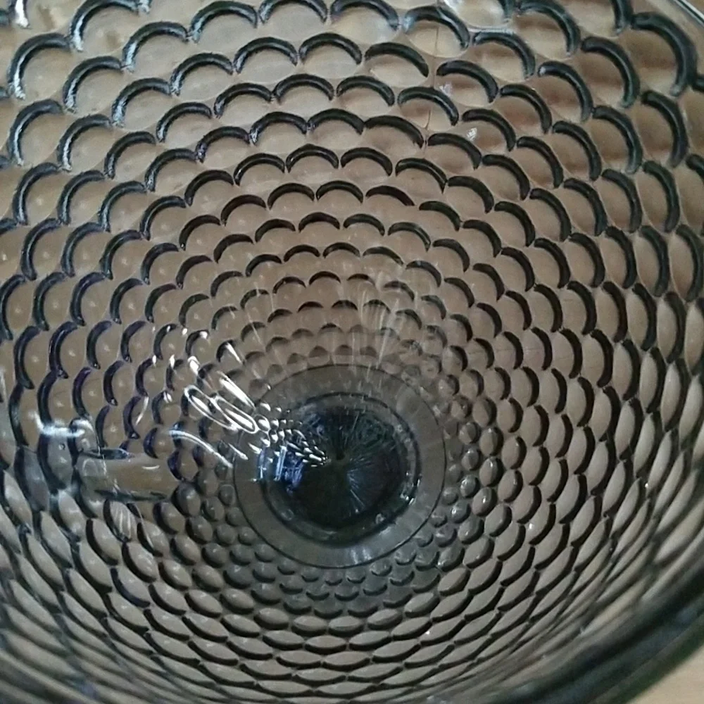 Vintage Ivima Bubble Hobnail Glass Pitcher